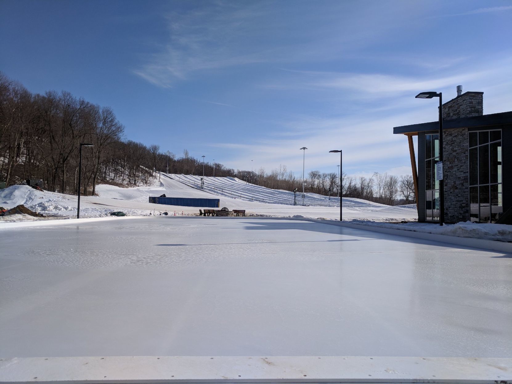 Cone Park ice skating rink